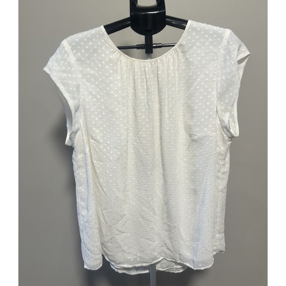Les Serein Women's 3x Blouse Ivory Great Condition